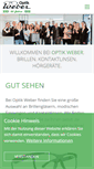 Mobile Screenshot of optik-weber.de